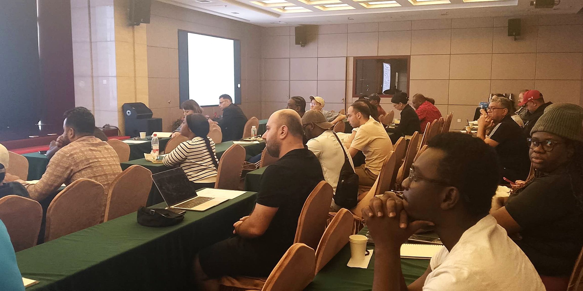 International journos during the lecture Prof Zhang’s lecture