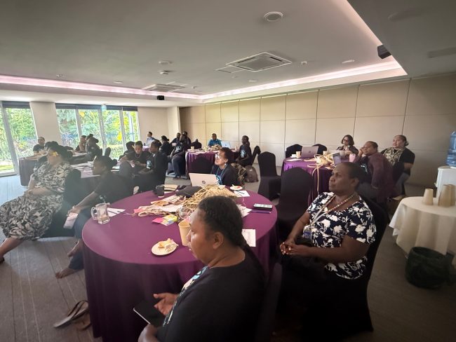 Participants at the Pacific Women Mediators Network colloquium in Honiara.