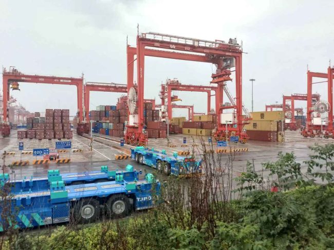 The ports terminal busy