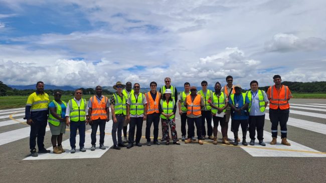 WB team visit to Honiara Int Airport