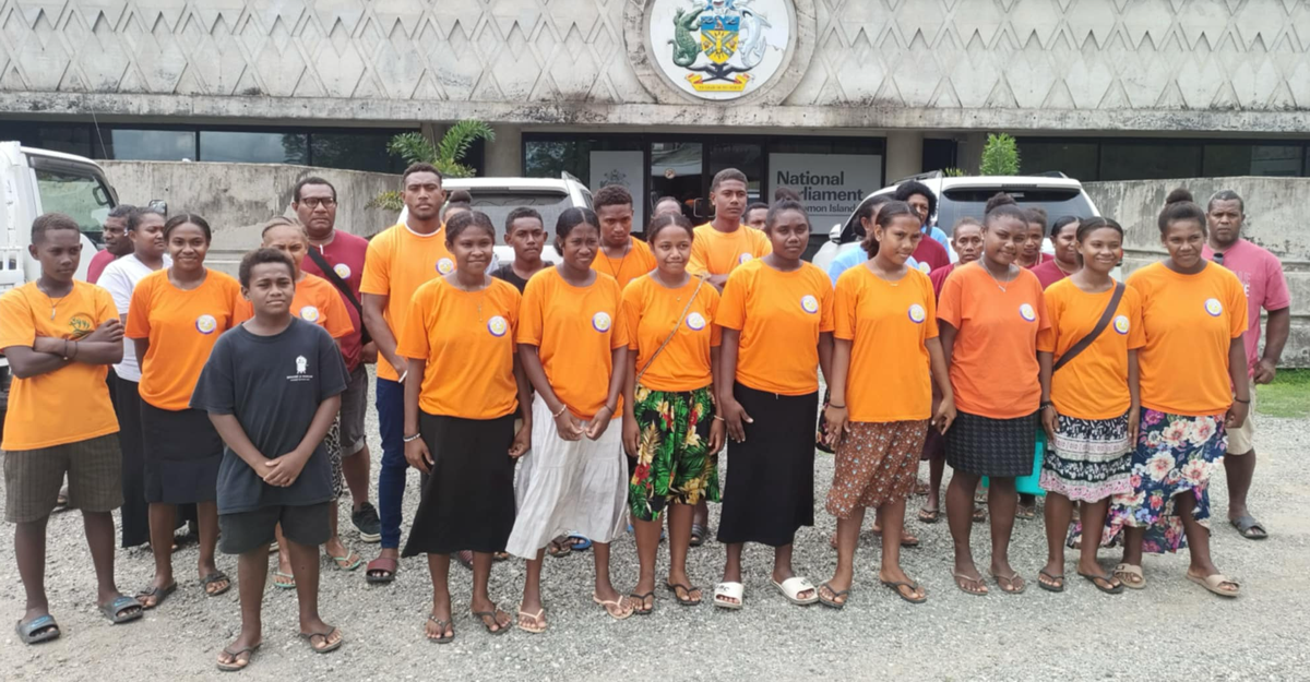 Rural youths, students from Malaita visit parliament Rural youths, students from Malaita visit parliament
