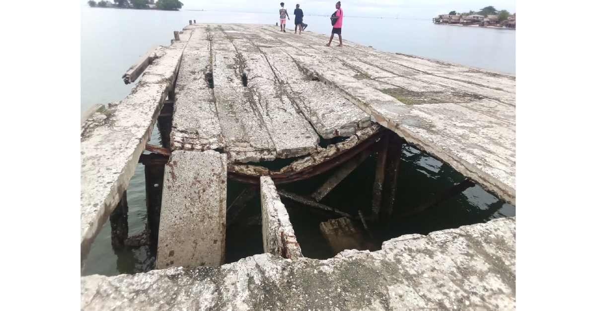 Old Auki wharf poses safety risk