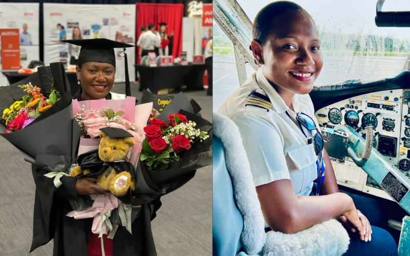 Solomon Airlines female Captain graduate with distinction