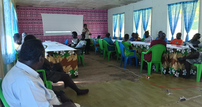 Church leaders during the one day workshop