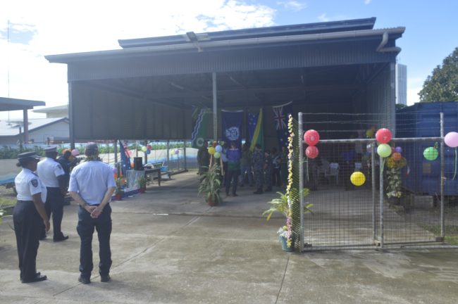 Gizo small new boat shed facility