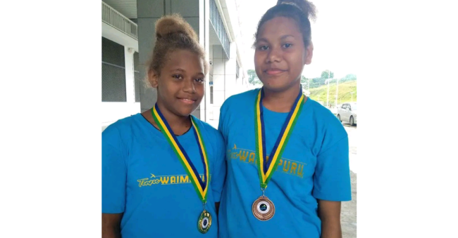 The javeline winners. Photo by Waimapuru Facebook