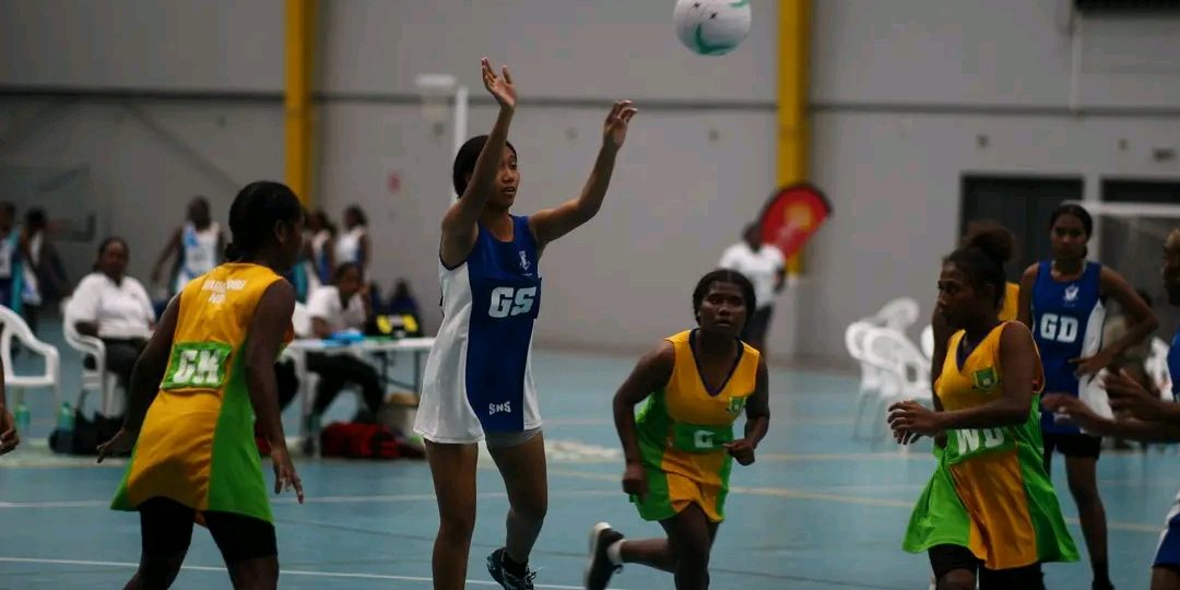 Netball action