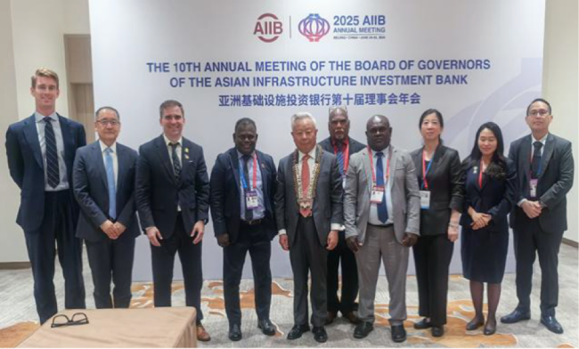 Officials during the presentation of certificates
