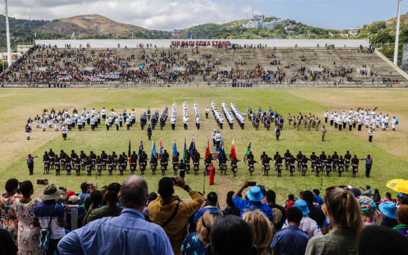 RSIPF band shines at Pacific Police show
