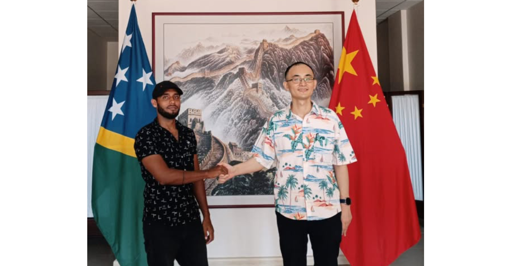 Shortland praise Chinese Embassy for support