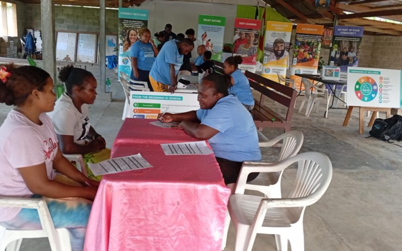 Church-based NCD screening at Burnscreek Hi-way Intergenerational Wellness