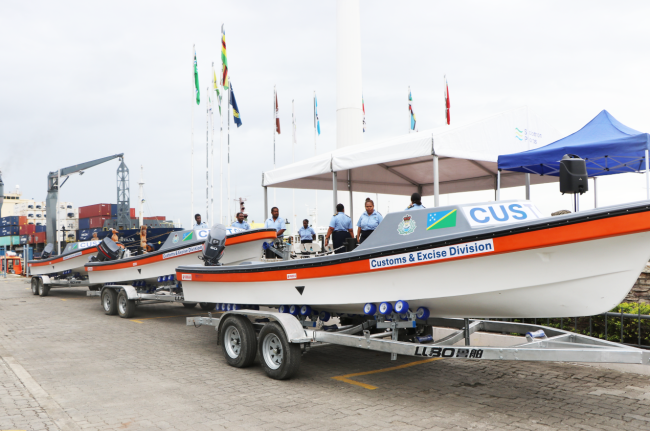 Three of the rayboats