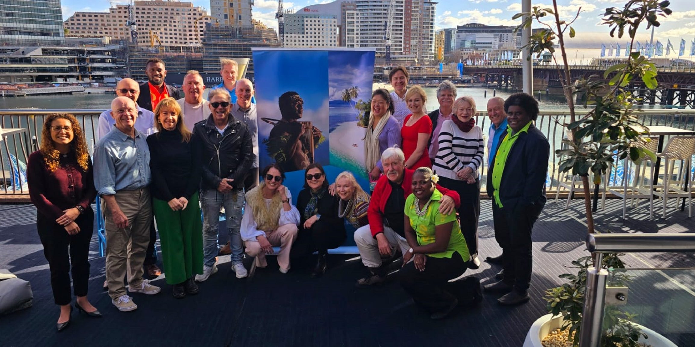 Tourism Solomons Team with Media Guests Sydney July 2025