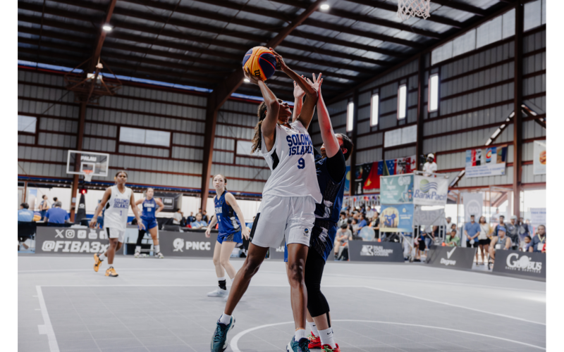 Strong start for Solomons women’s 3×3 b’ball at Pacific Mini Games