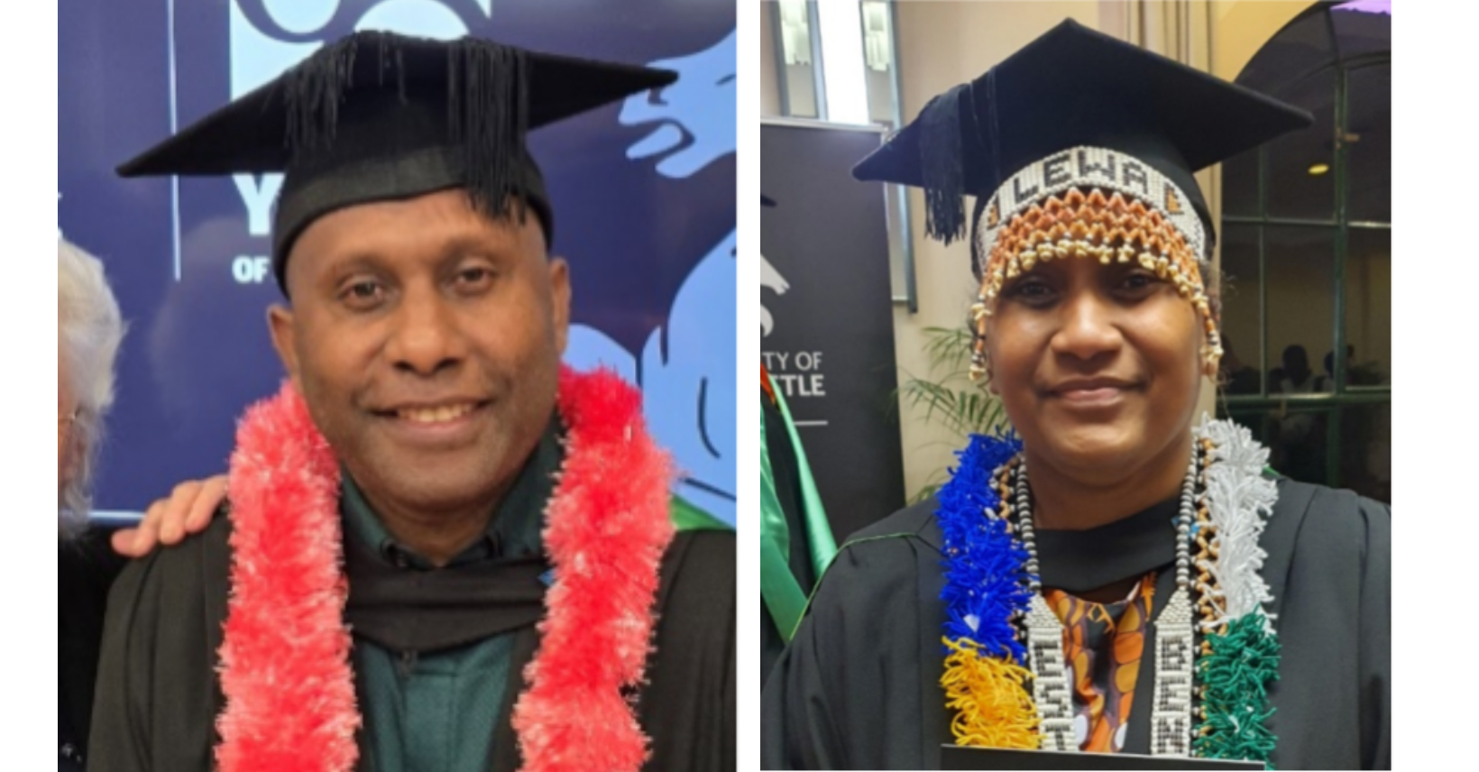 Two Solomon Islanders graduate from Newcastle University