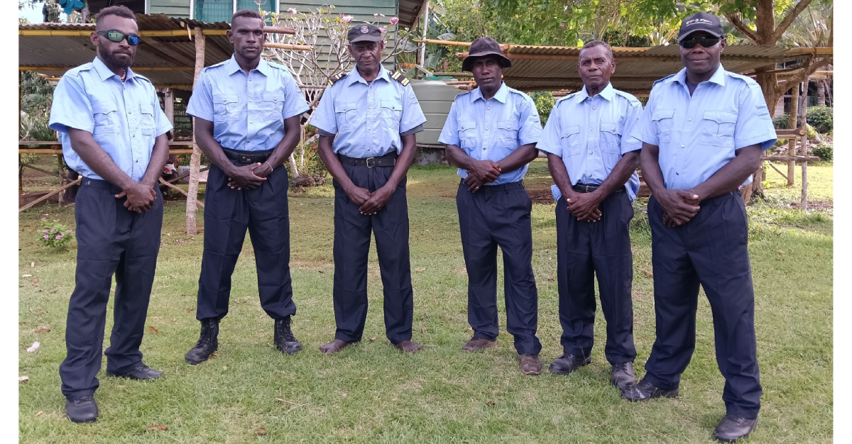South Vella committee officers equipped with new outfits