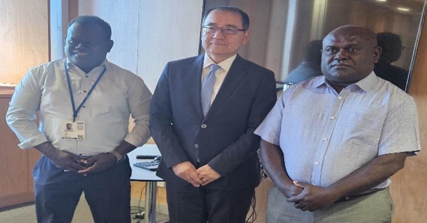 Asian Investment Infrastructure Bank official visits Honiara