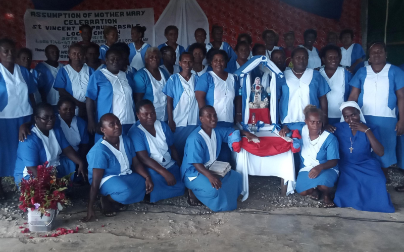 Catholic mothers celebrate Feast of the Assumption
