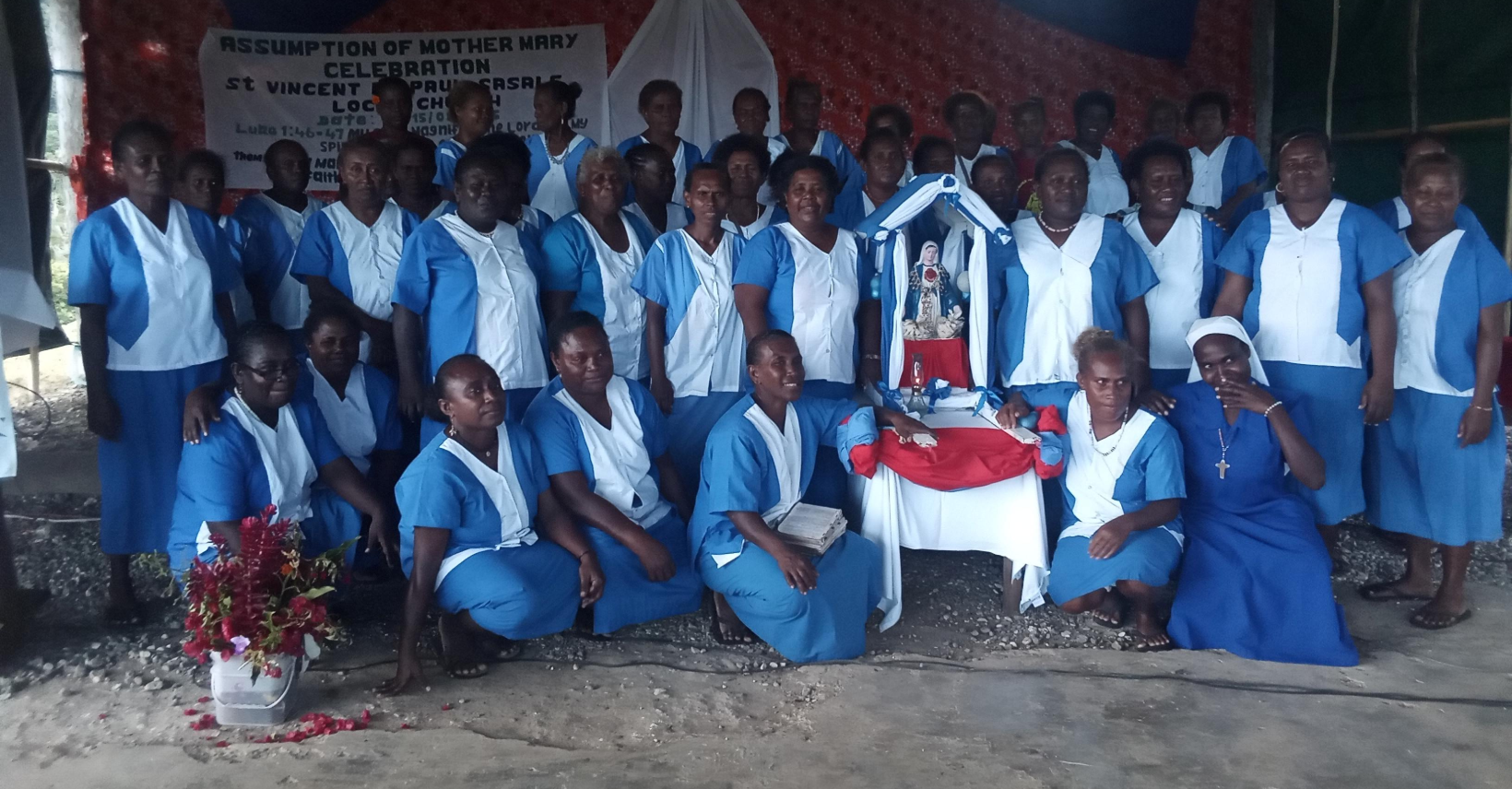 Catholic mothers celebrate Feast of the Assumption