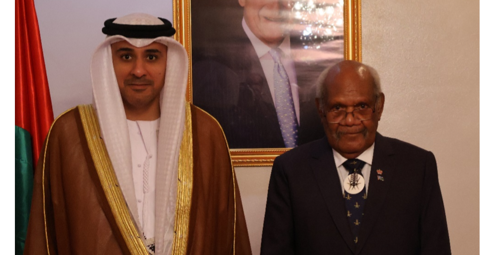 Acting GG receives letter of credence from UAE envoy to SI