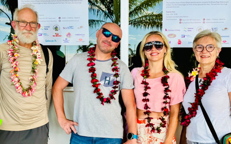 International runners arrive ahead of Peace Marathon
