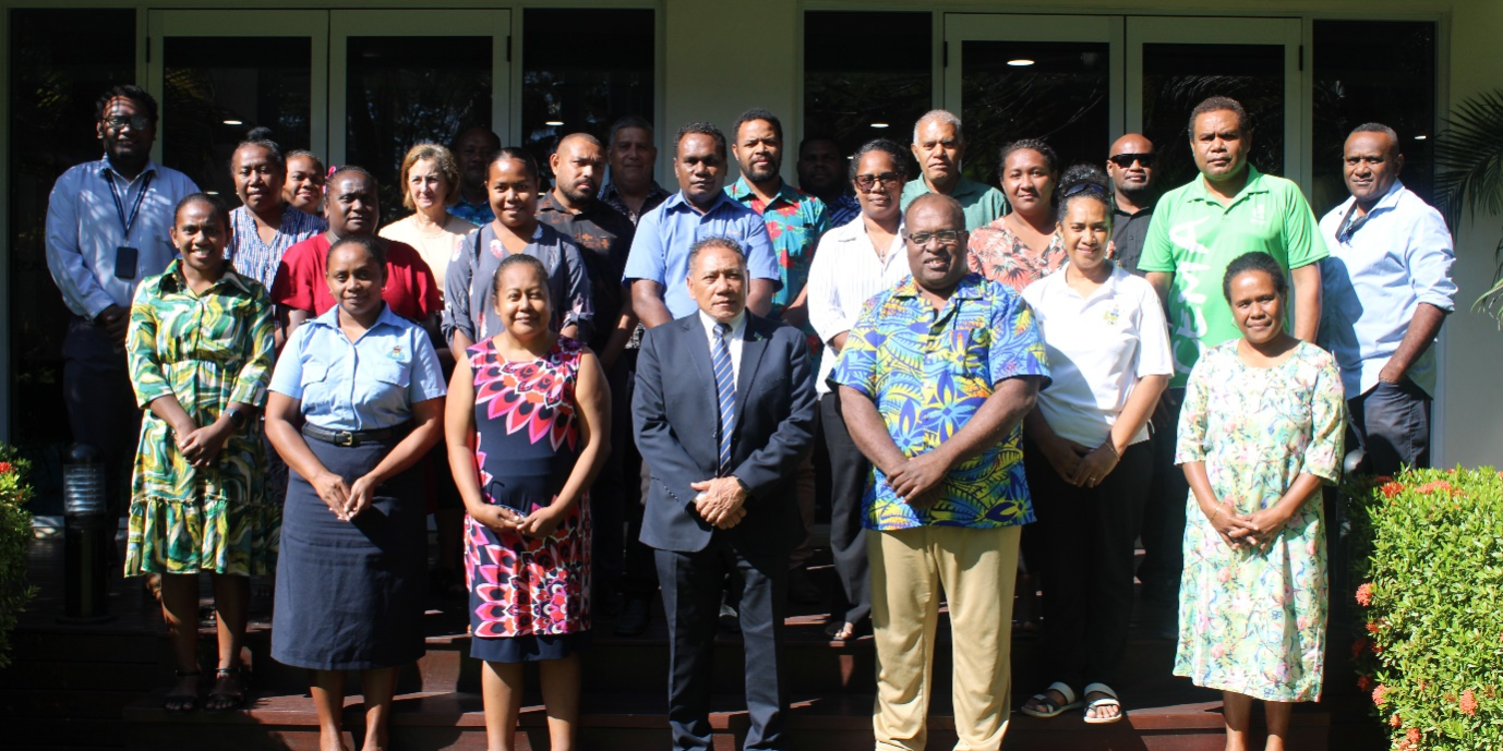 Minister of Foreign Affairs and External Trade, Hon. Peter Shanel Agovaka