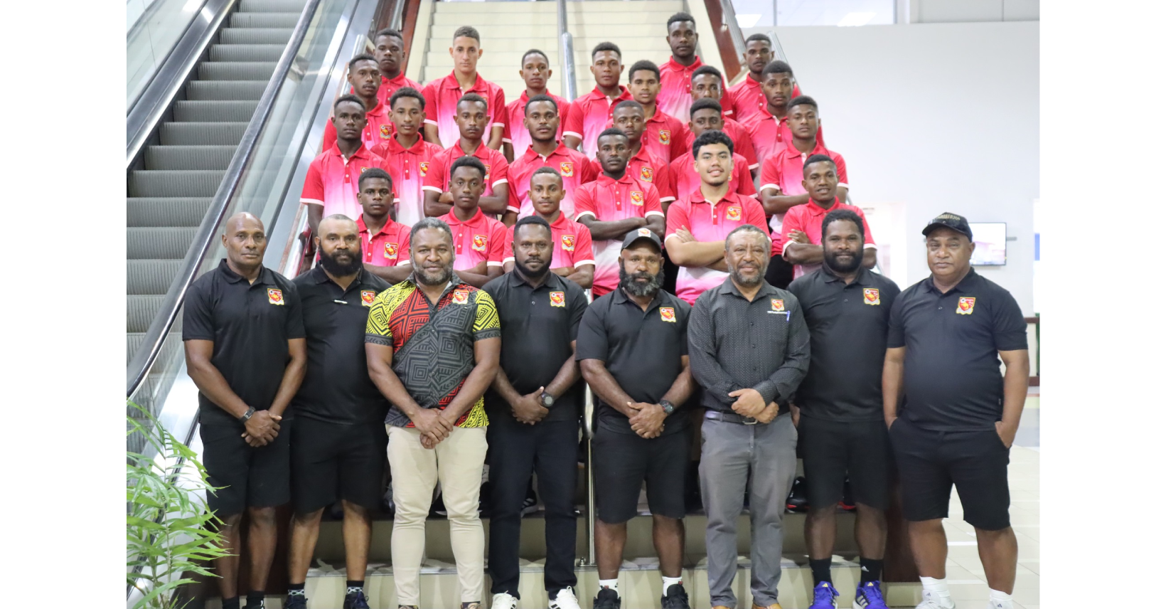 PNG U16 team in Honiara