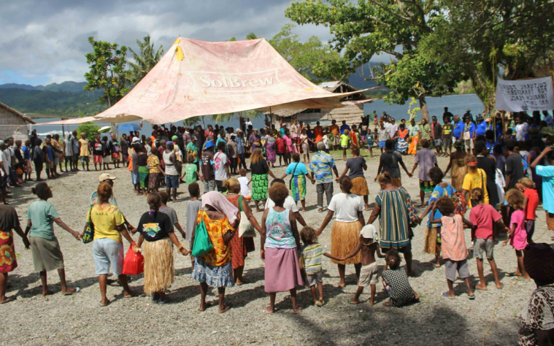 Women in Langalanga welcome reopening of Laulasi tourism centre