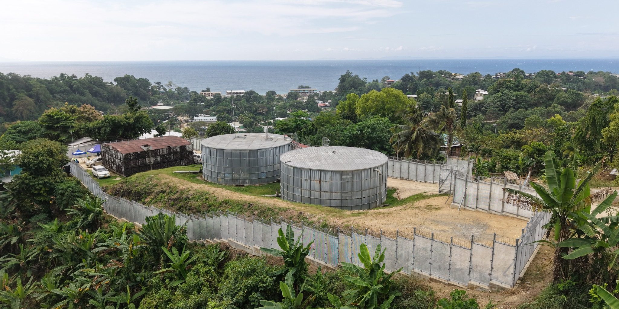 Solomon Water tanks at White River