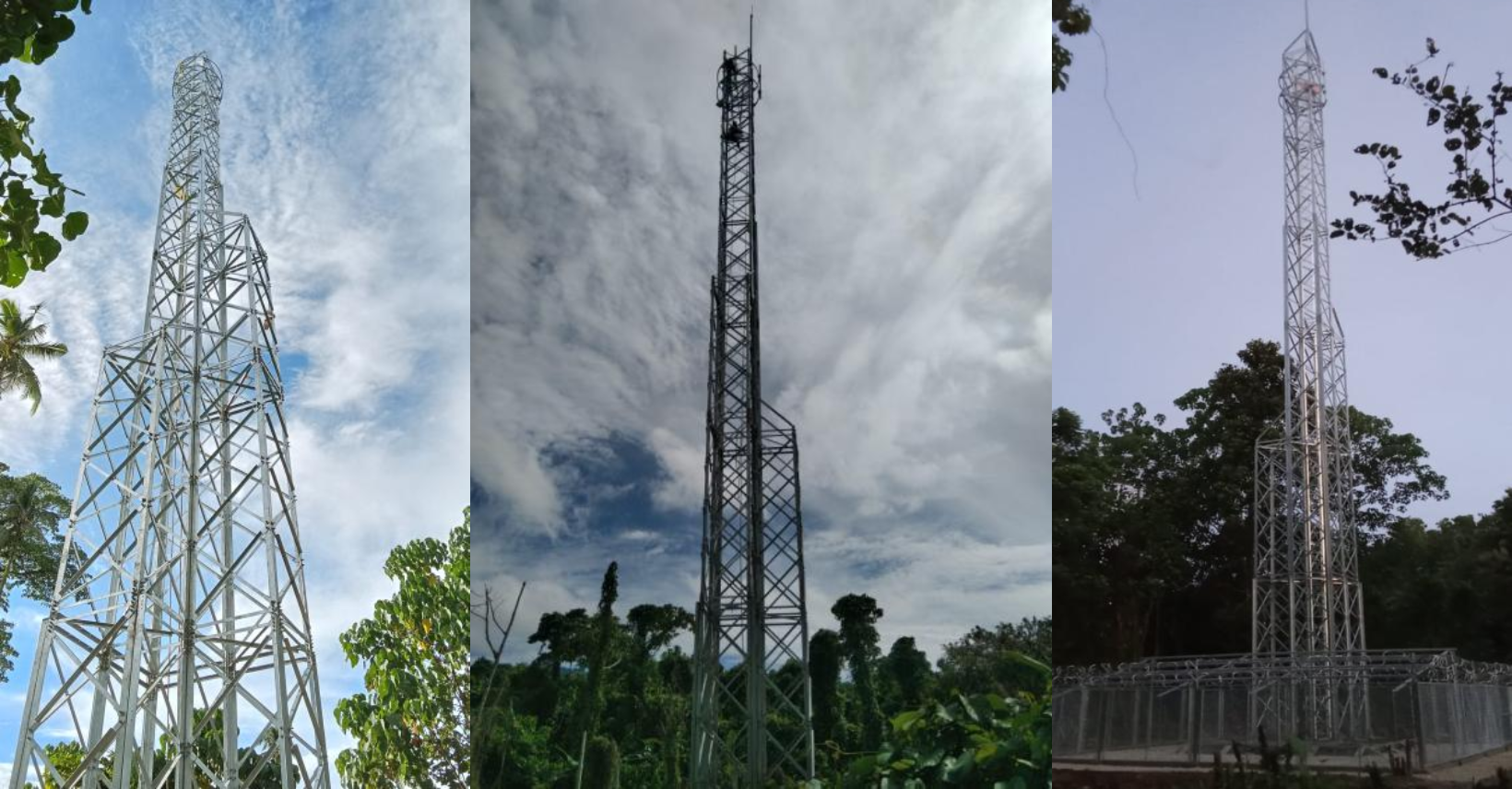 Five new towers now on line