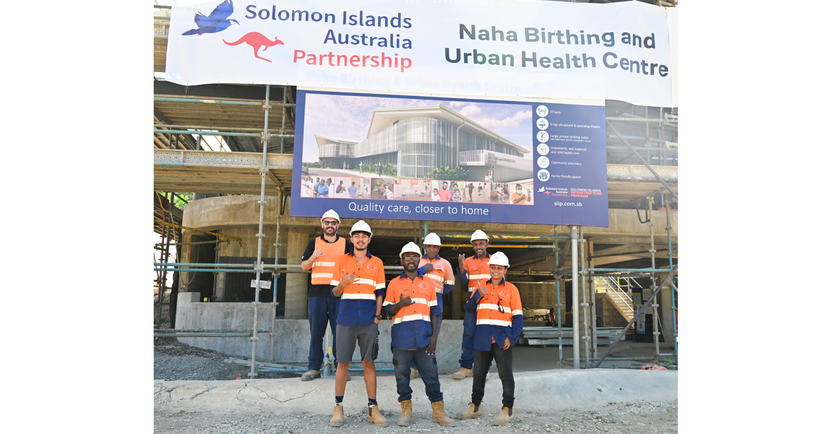 Apprentice students support Naha’s birthing, urban health centre