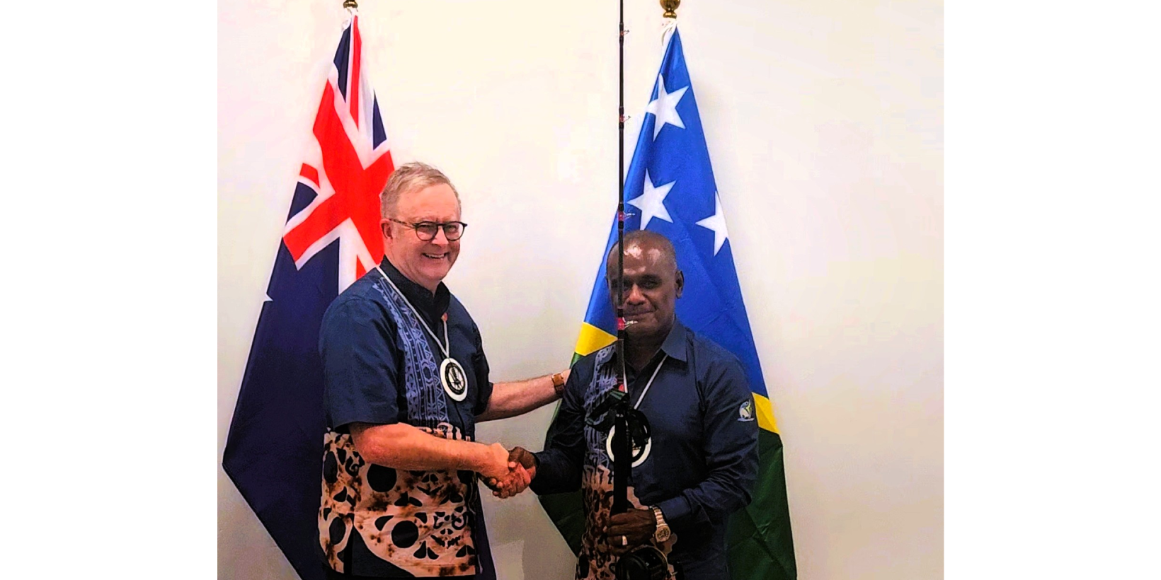 Australia and Solomon PM
