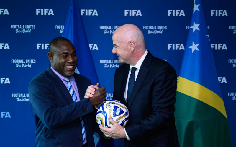 FIFA chief hosts SIFF boss