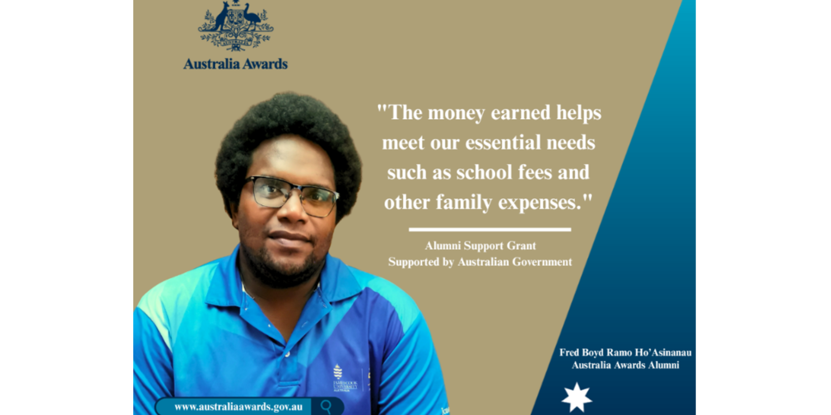 Fred supporting pig farmers