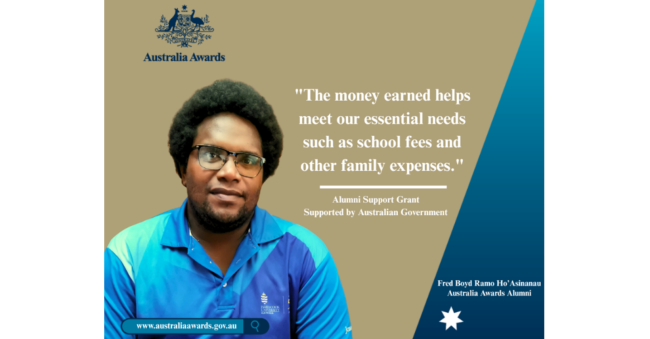 Fred supporting pig farmers