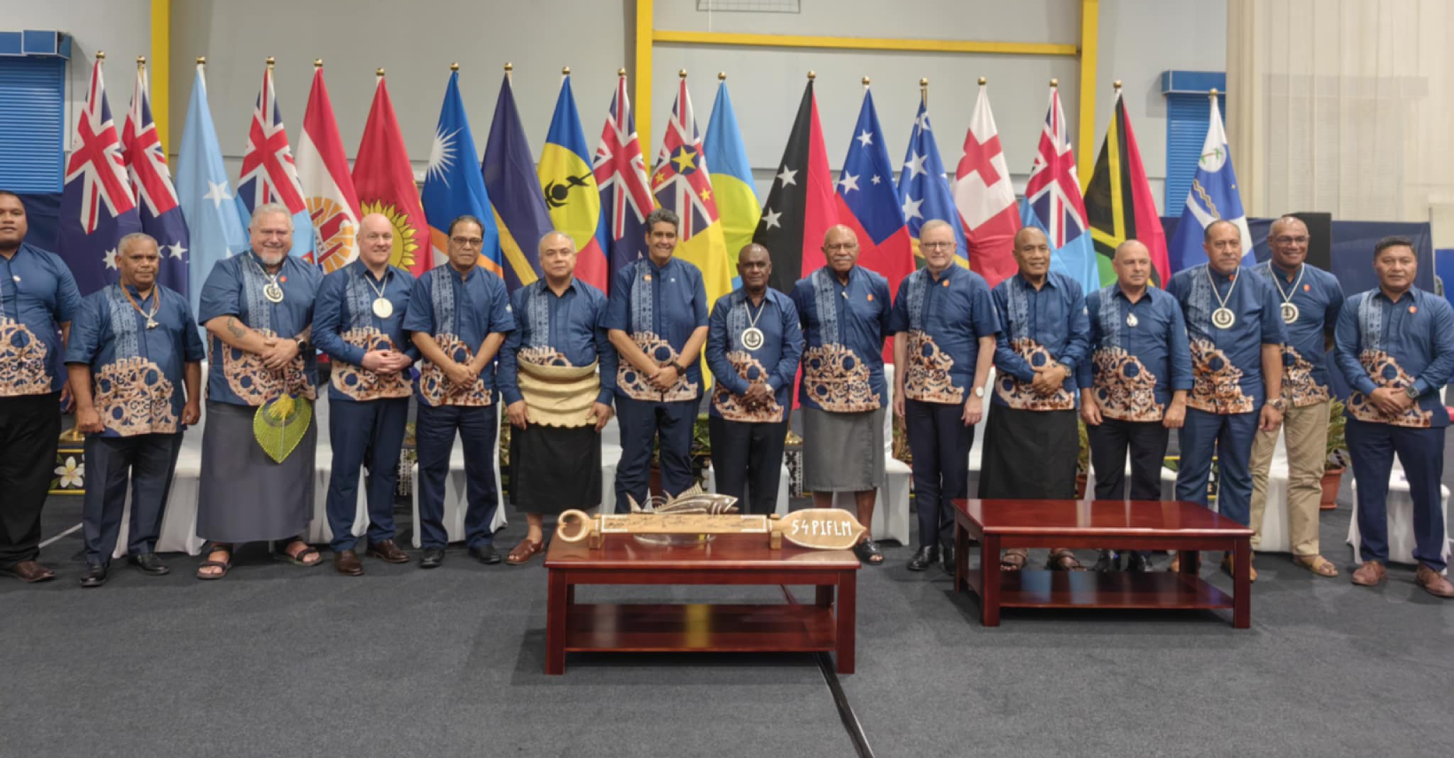 Blue Pacific Ocean of Peace Declaration sealed