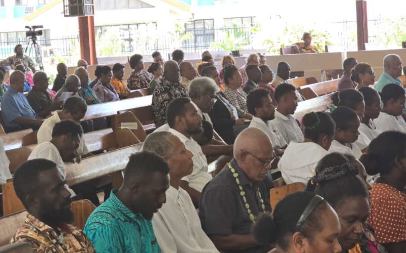 PIF delegation attends Church Service