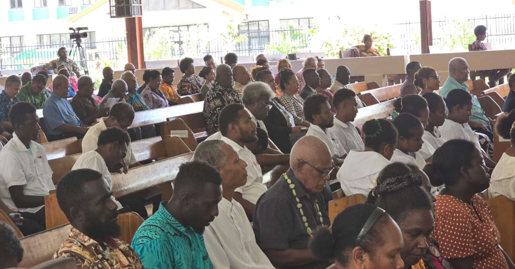 PIF delegation attends Church Service