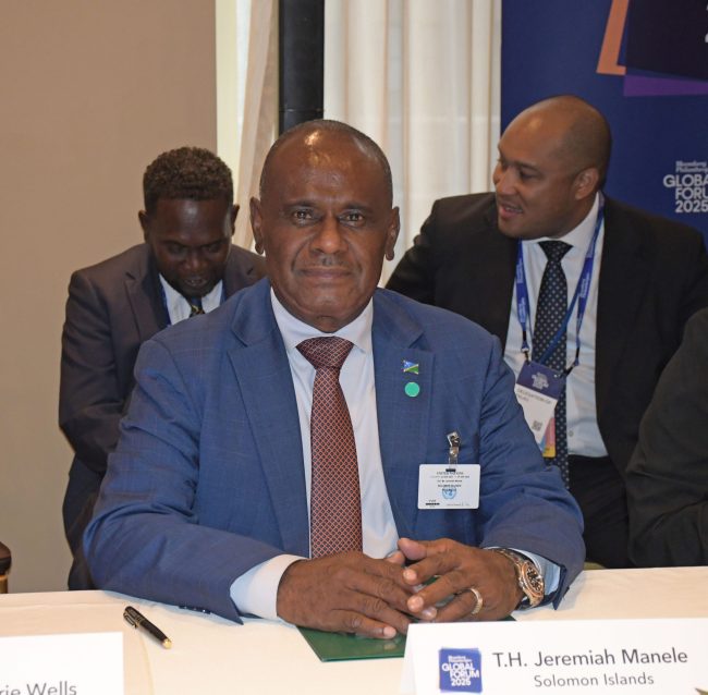 PM Manele at the meeting