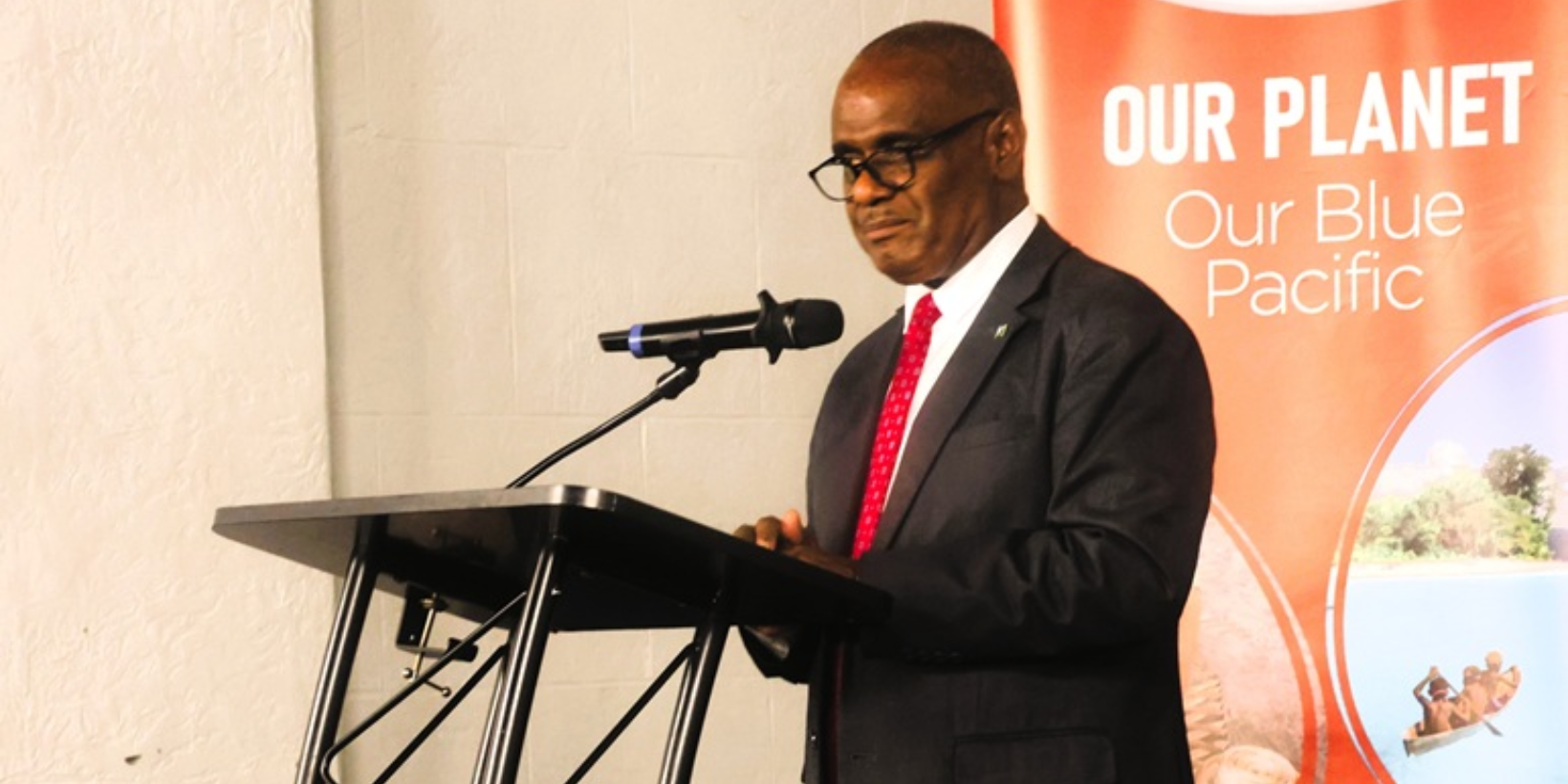 PM Manele speaking at the occasion