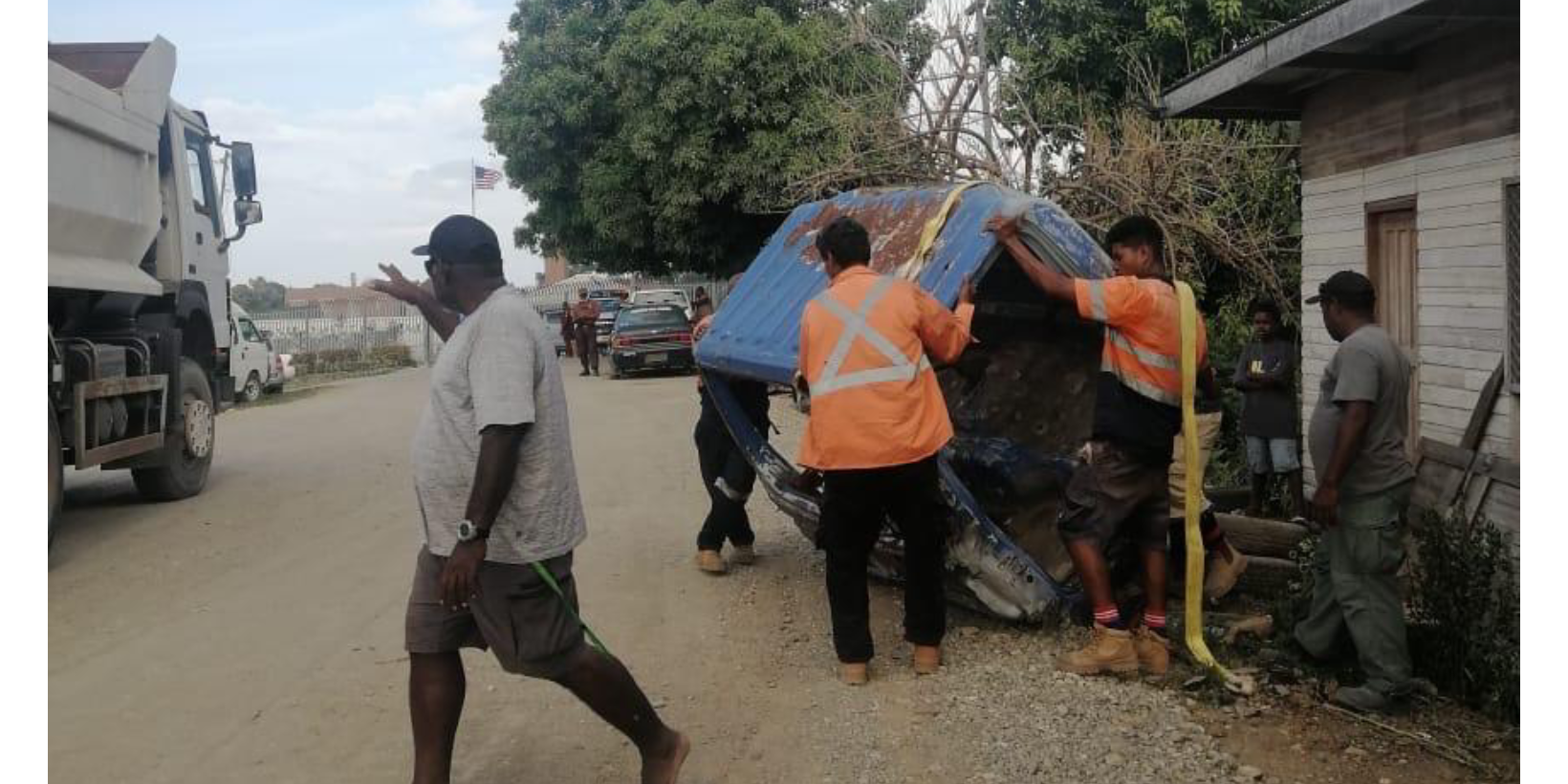 Removal of cars