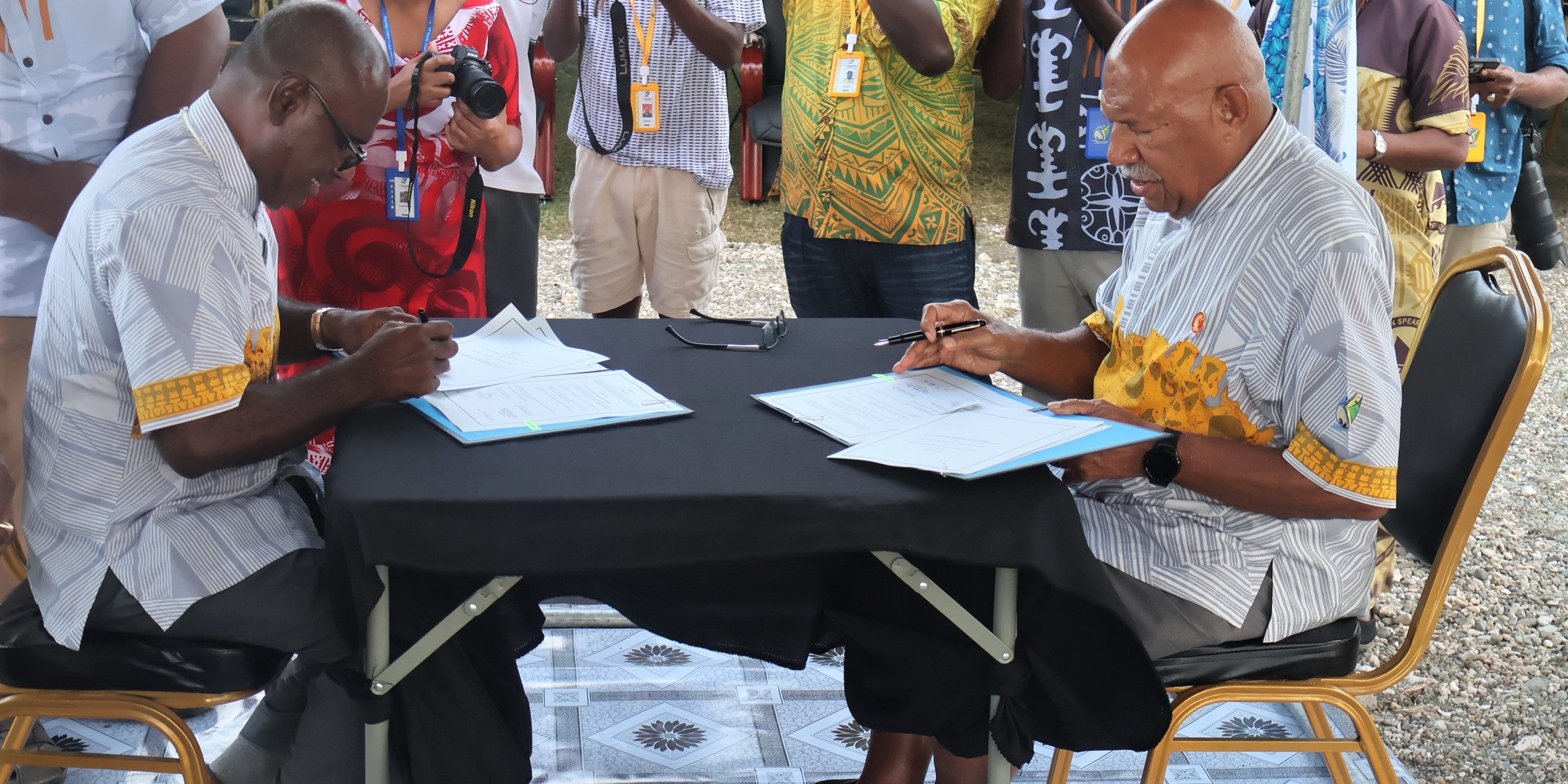 Security Agreement signing