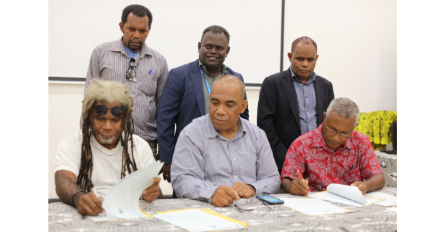 Signing of the agreement on Friday