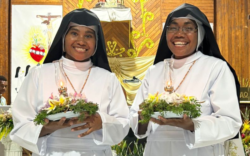 First Profession of SI Sisters for La Pieta sisters
