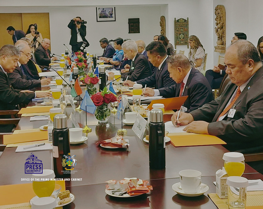 SI strengthens partnership with India at FIPIC Foreign Ministers’ Meeting – Solomon Star News