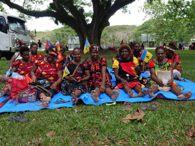 Some of the PNG community members attending the celebration