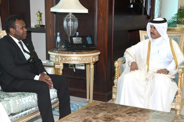 Ambassador Walegerea presents credentials to Qatar govt