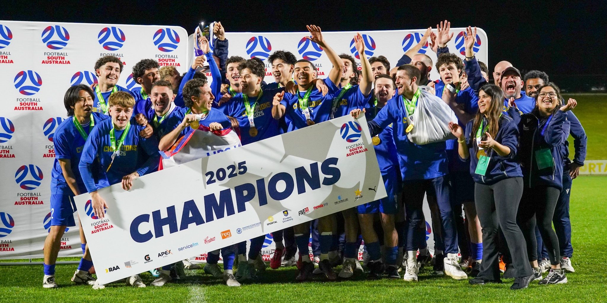 West Adelaide crowned South Australia State League 1 Champions. Photo by Antonis Pagonis