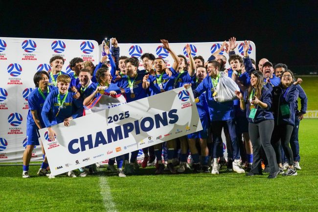 West Adelaide crowned South Australia State League 1 Champions. Photo by Antonis Pagonis