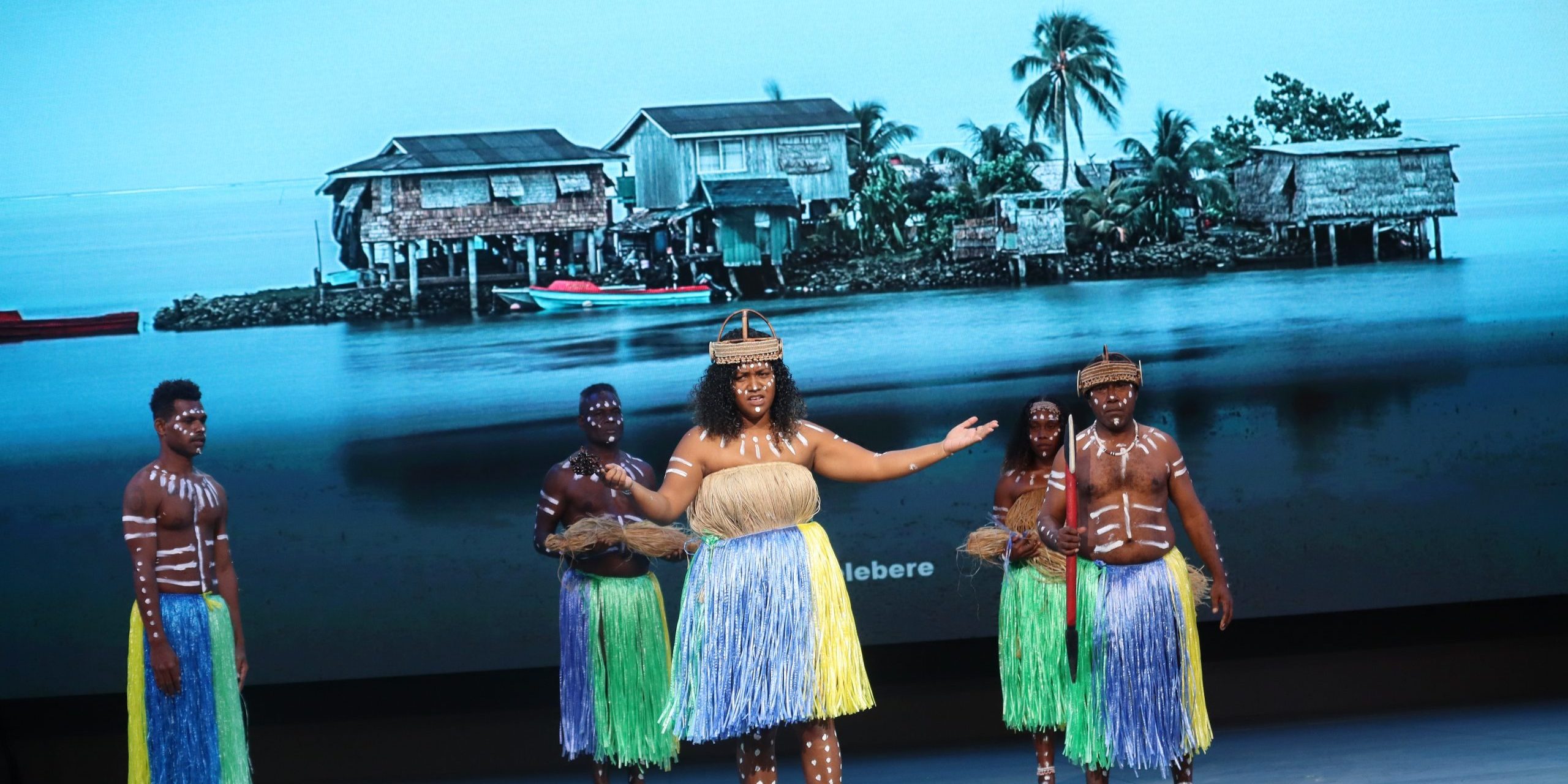 A scene during the performance